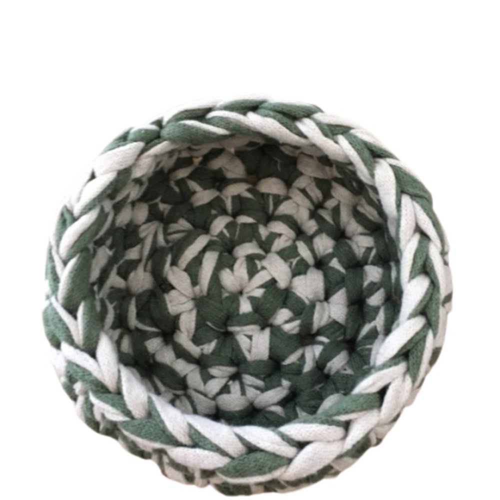 Small Crochet Basket, Home Decor